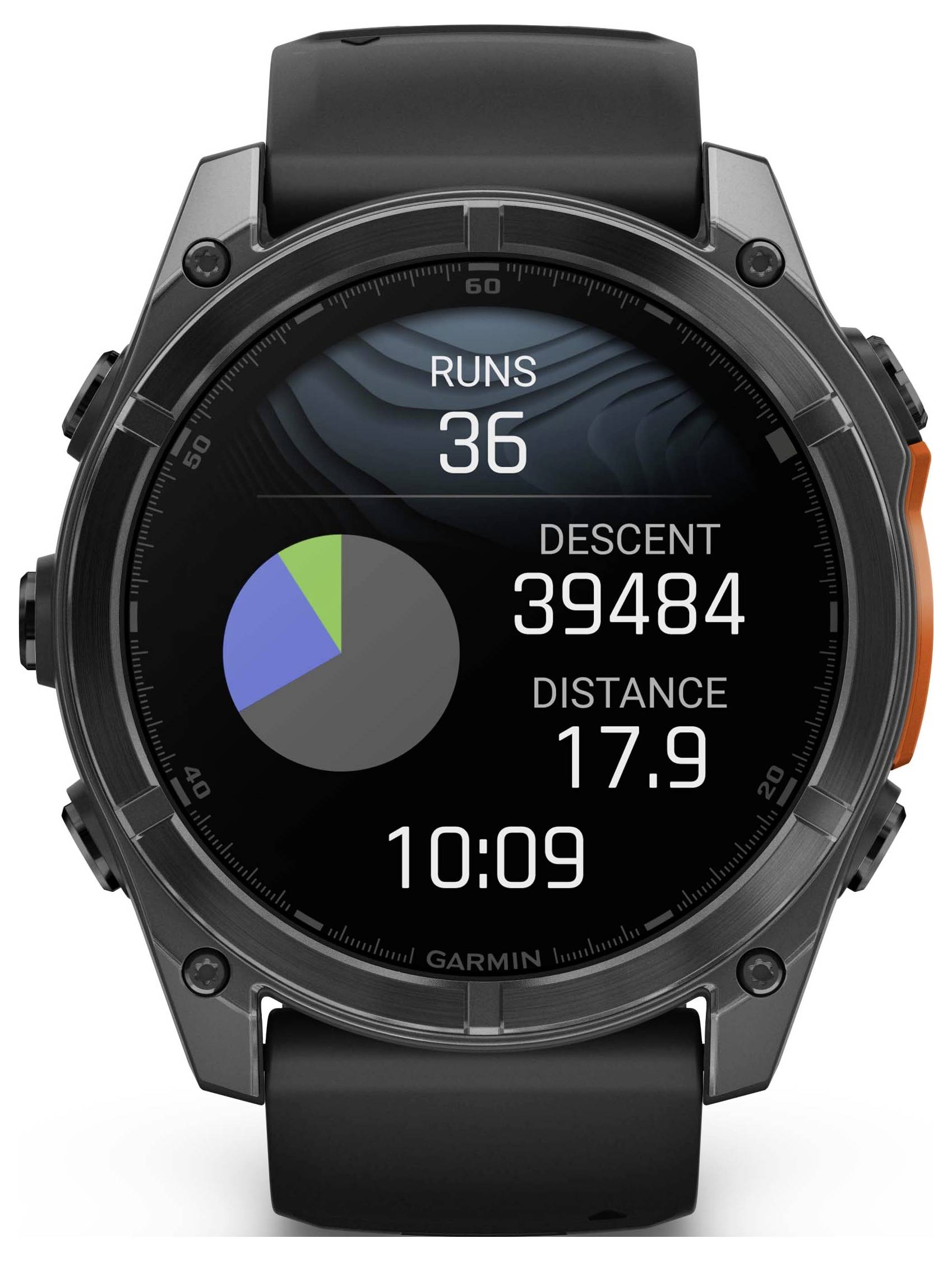 Garmin FENIX® 8 AMOLED Smartwatch 51 mm Schwarz
