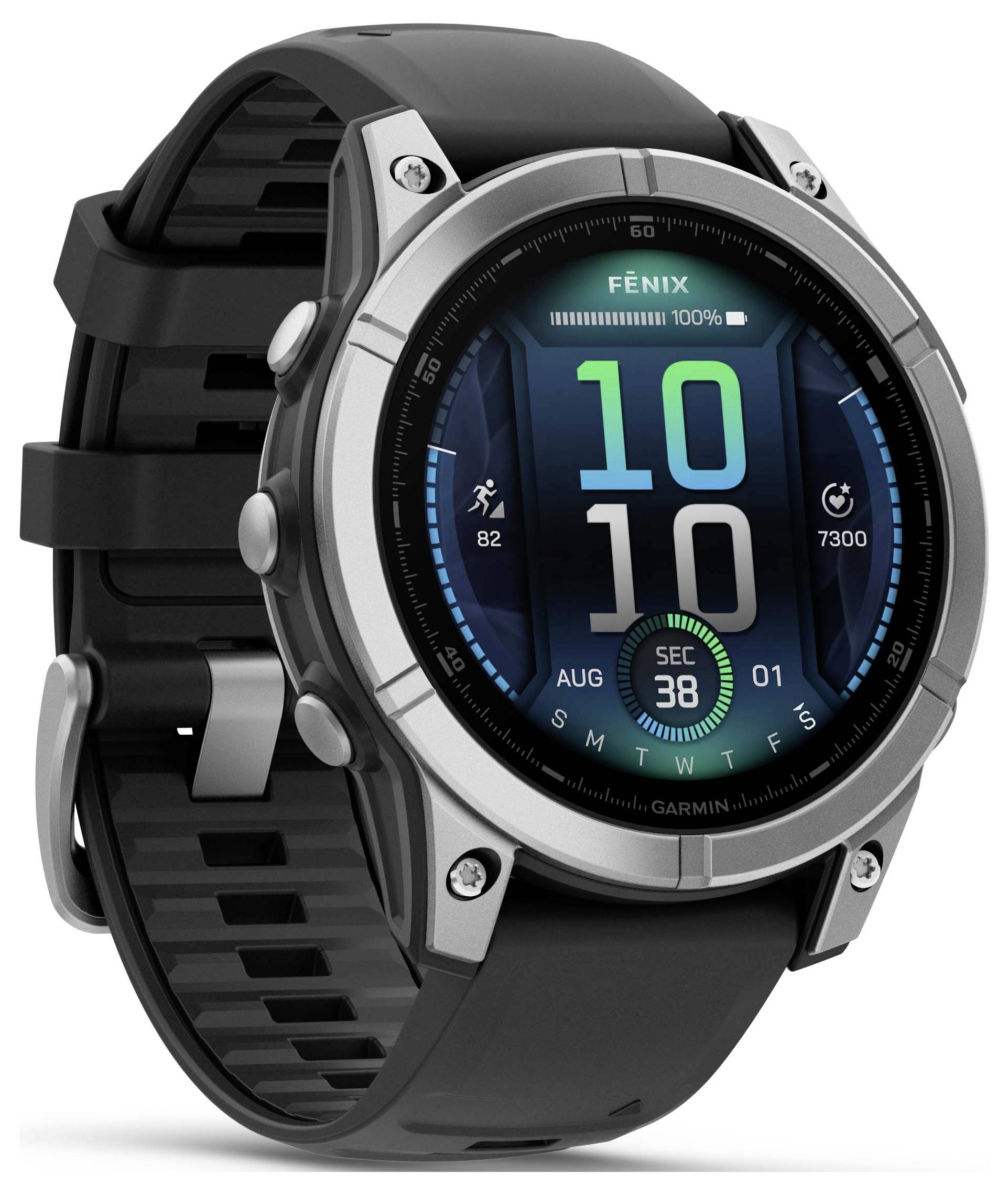 Garmin FENIX® E Smartwatch 47 mm Schwarz
