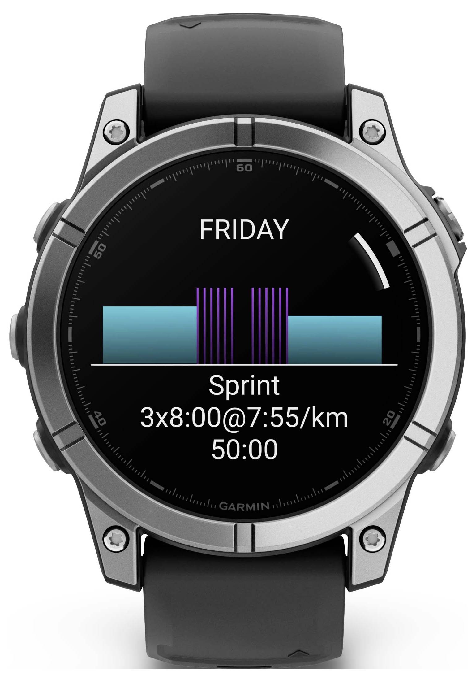 Garmin FENIX® E Smartwatch 47mm Schwarz