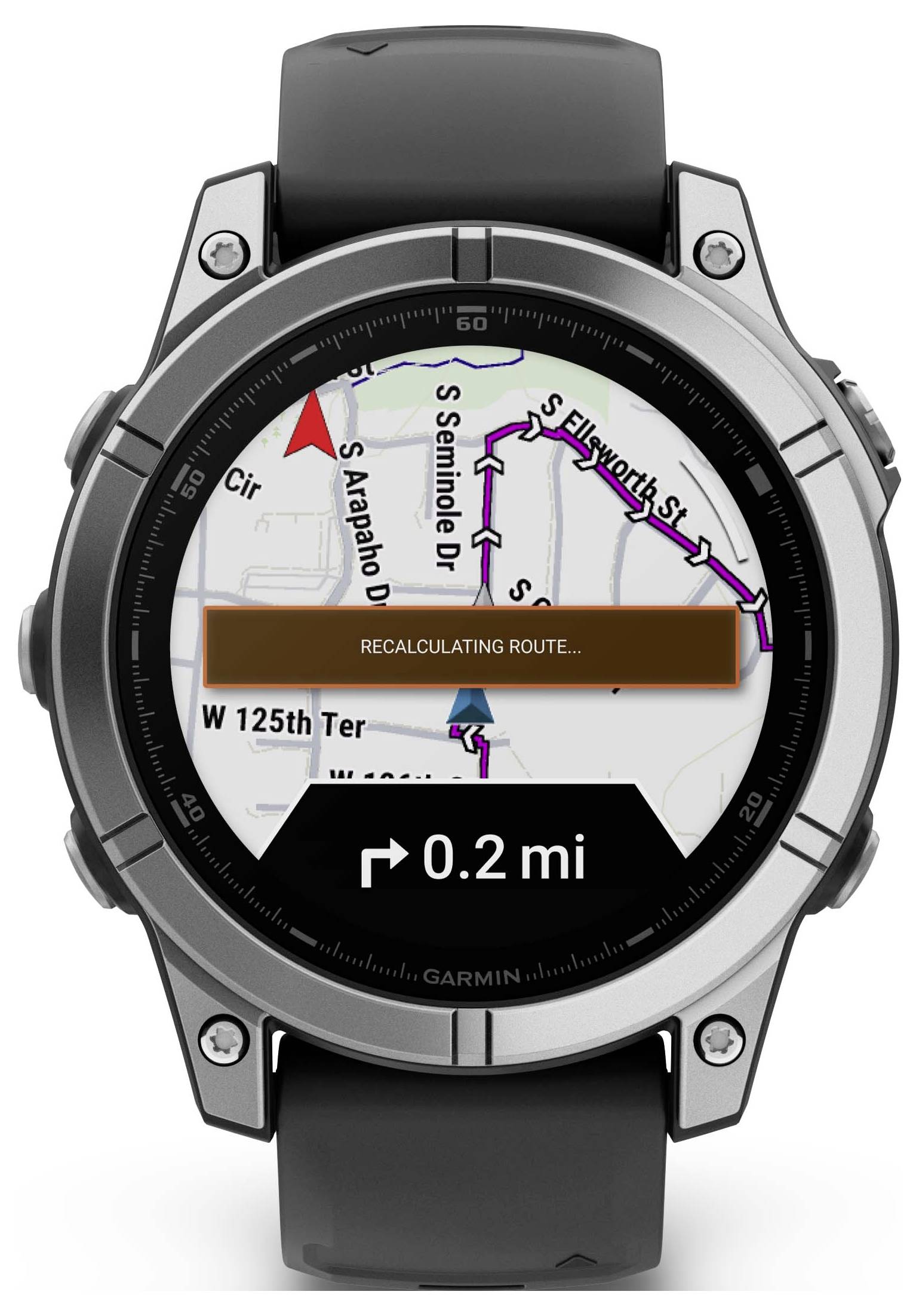Garmin FENIX® E Smartwatch 47mm Schwarz