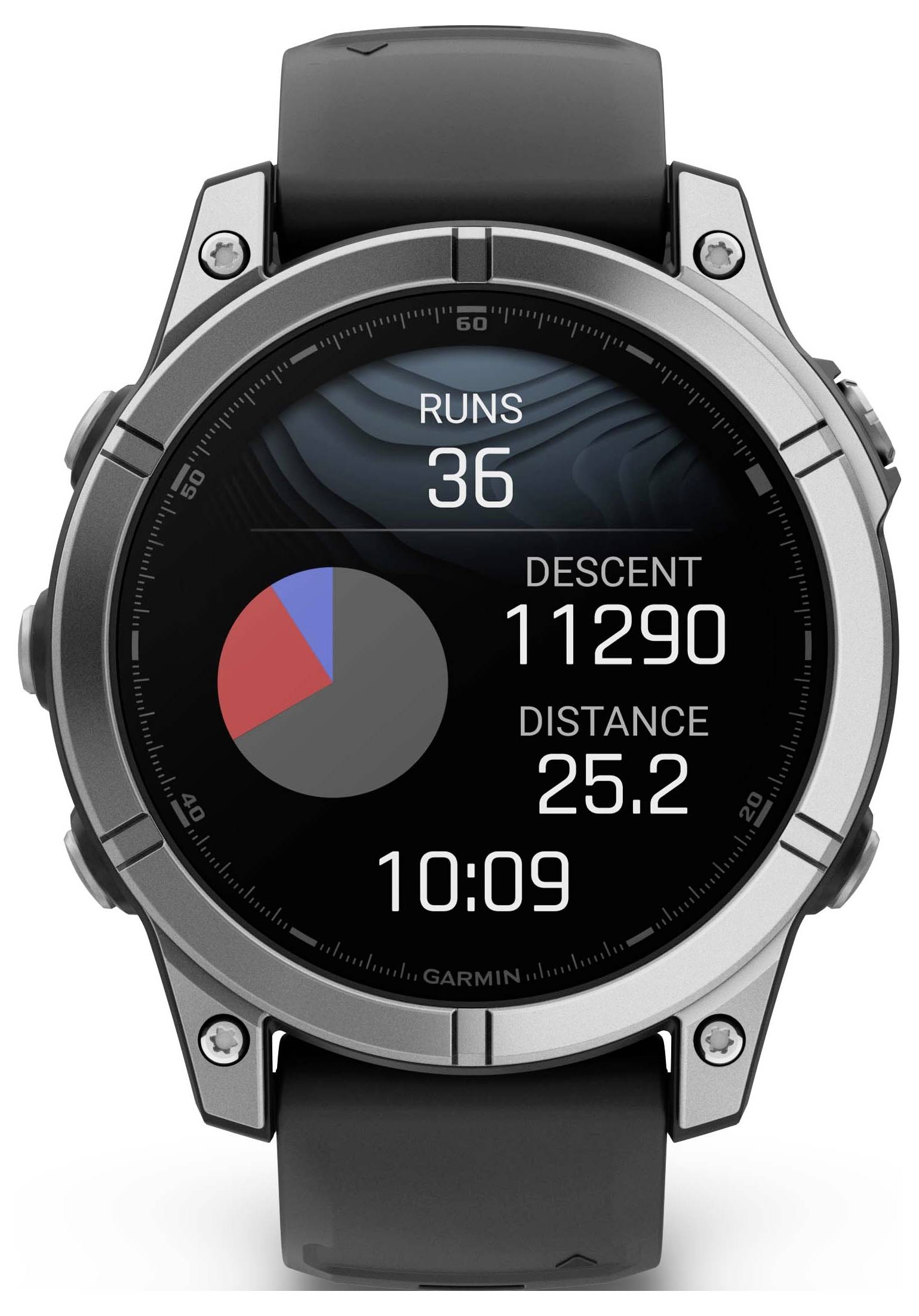 Garmin FENIX® E Smartwatch 47 mm Schwarz