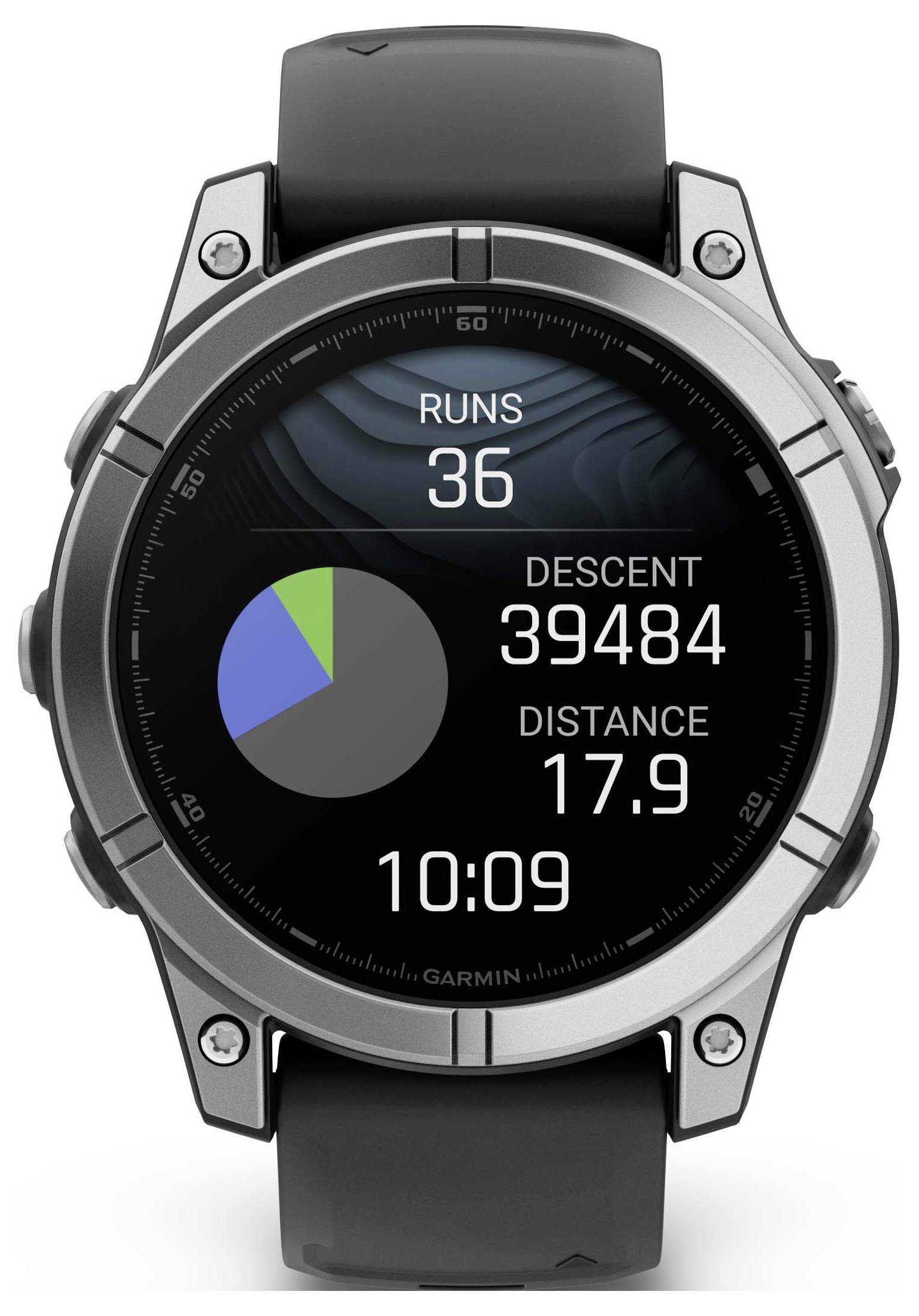 Garmin FENIX® E Smartwatch 47 mm Schwarz
