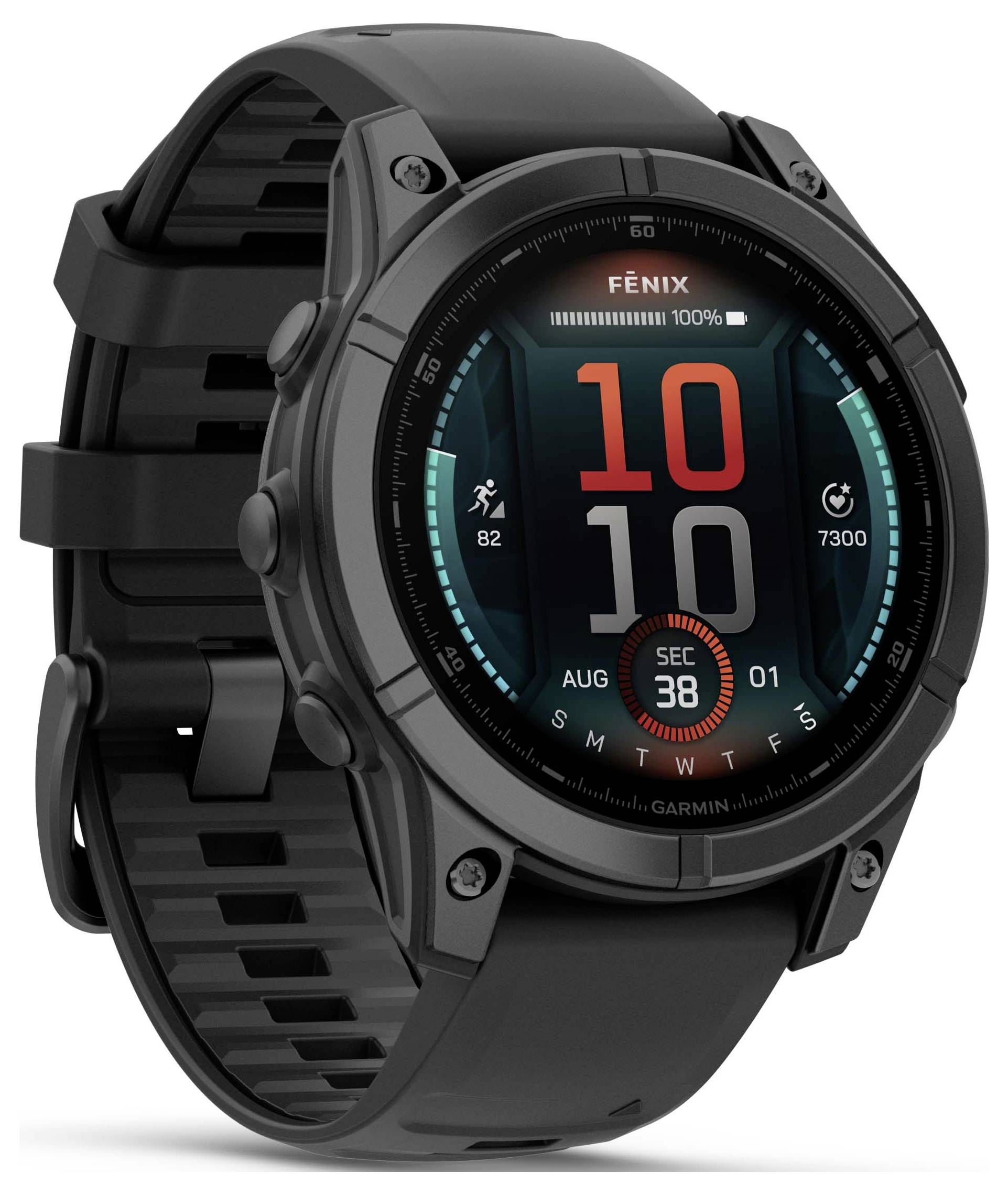 Garmin FENIX® E Smartwatch 47 mm Schwarz