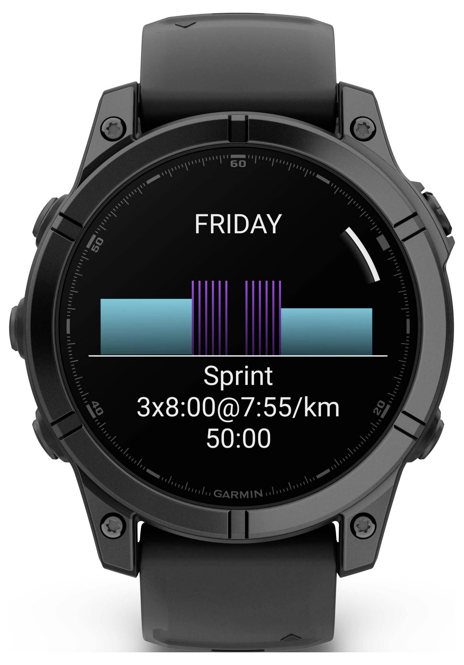 Garmin FENIX® E Smartwatch 47 mm Schwarz