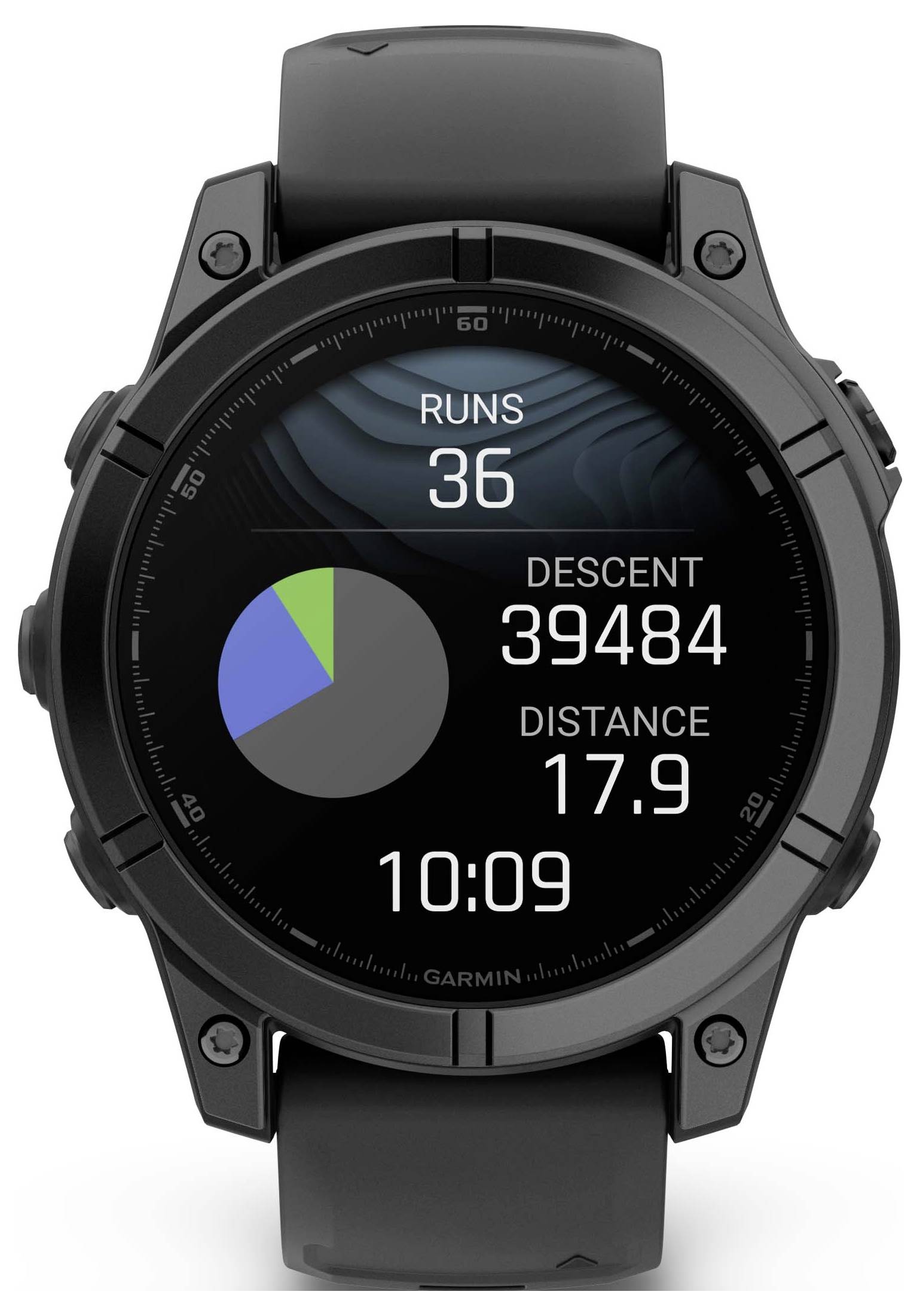 Garmin FENIX® E Smartwatch 47 mm Schwarz