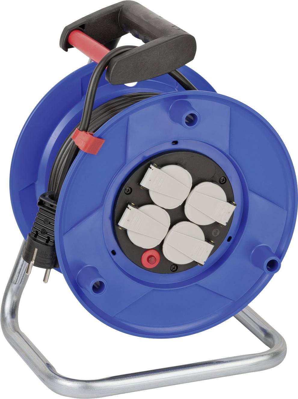 Brennenstuhl 1218058 Kabeltrommel 25 m Schwarz Schutzkontakt-Stecker