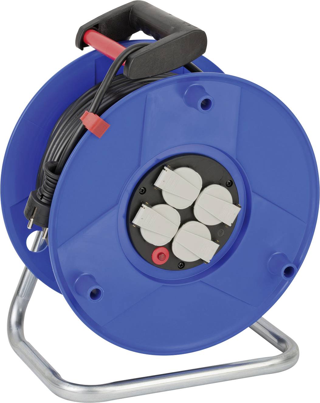 Brennenstuhl 1208068 Kabeltrommel 50m Schwarz Schutzkontakt-Stecker