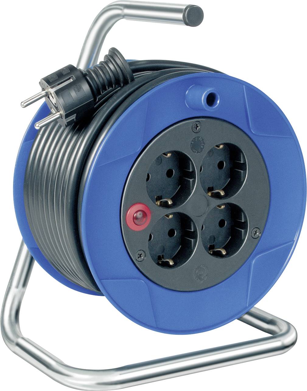 Brennenstuhl 1079188 Kabeltrommel 15m Schwarz Schutzkontakt-Stecker