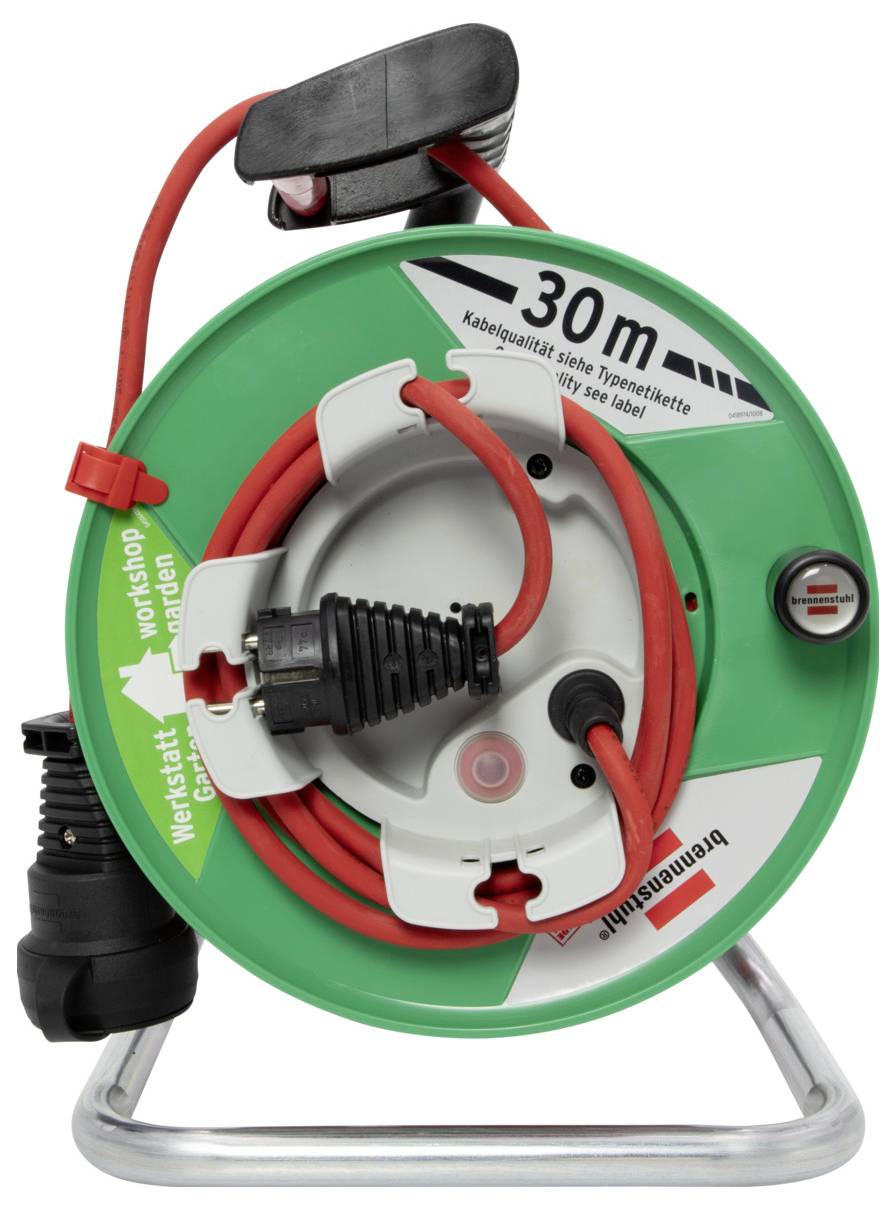 Brennenstuhl 1148388791 Kabeltrommel 30m Rot Schutzkontakt-Stecker