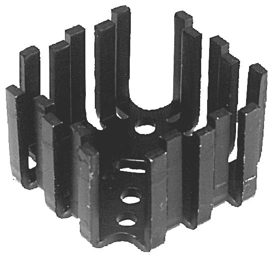 Fischer Elektronik FK201 SA-CB FK201 SA-CB Fingerkühlkörper 6 K/W (L x B x H) 45 x 45 x 25.4mm TO-3, TO-66, SOT-9