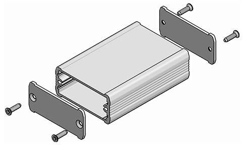 Fischer Elektronik TUF 120 42 160 ME TUF 120 42 160 ME Profil-Gehäuse 120 x 42 x 160 Aluminium eloxiert Silber 1St.