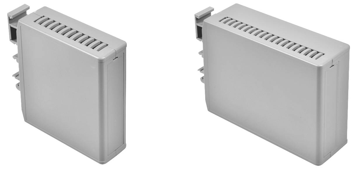 Elbag CM20/GREEN Hutschienen-Gehäuse mit Lüftungsschlitze 75 x 82 x 26.7 ABS 1St.