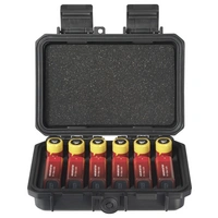 VOLTCRAFT Outdoor Akku-/Batteriekoffer 12x 9V Block, CR-123A, CR 2, 18350 (L x B x H) 157 x 125.5 x 46mm VOLTCRAFT Outdoor Akku-/Batteriekoffer 12x 9V Block, CR-123A, CR 2, 18350 (L x B x H) 157 x 125.5 x 46mm