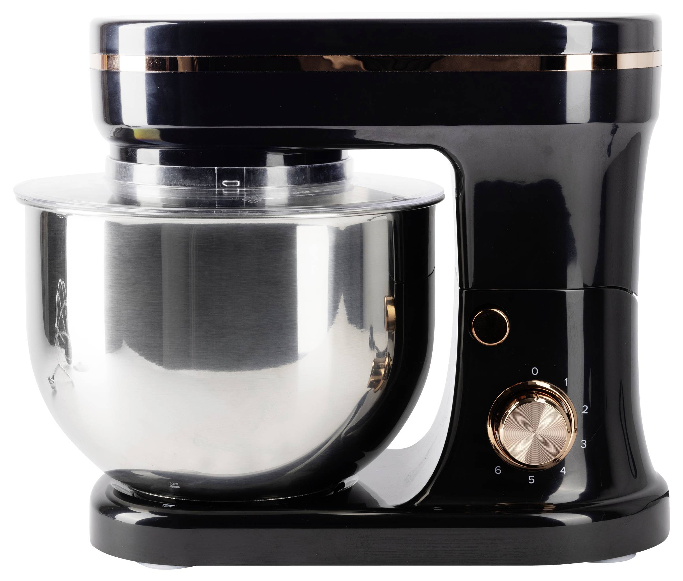 Bergner BG-50055-CP Knetmaschine 1200W Schwarz, Silber