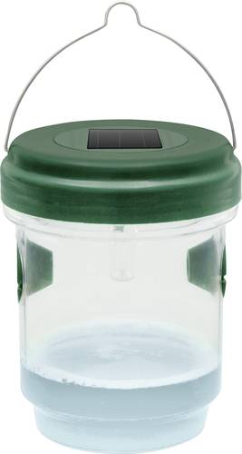 Gardigo Solar Insektenfalle Lockstoff, LED-Licht Wespenfalle (Ø x H) 93 mm x 117 mm Grün 1 St.