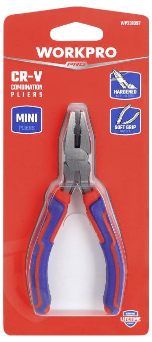 WorkPro WP231097 Universal Mini-Linienrichterzange Chrom-Vanadium Stahl 110mm