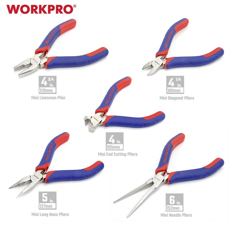 WorkPro WP201015 Universal Mini-Zangen Set 5teilig