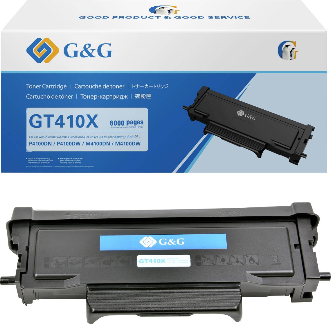 G&G Toner GT410X Original Schwarz 6000 Seiten G&G-GT410X