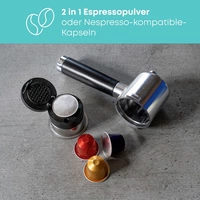 Profi Cook PC-ES/KA 1265 inox Espressomaschine Edelstahl Fassungsvermögen Tassen=2 mit Milchaufschäumdüse Profi Cook PC-ES/KA 1265 inox Espressomaschine Edelstahl Fassungsvermögen Tassen=2 mit Milchaufschäumdüse