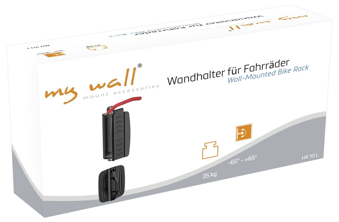 My Wall HR10L Fahrrad-Wandhalterung Schwarz