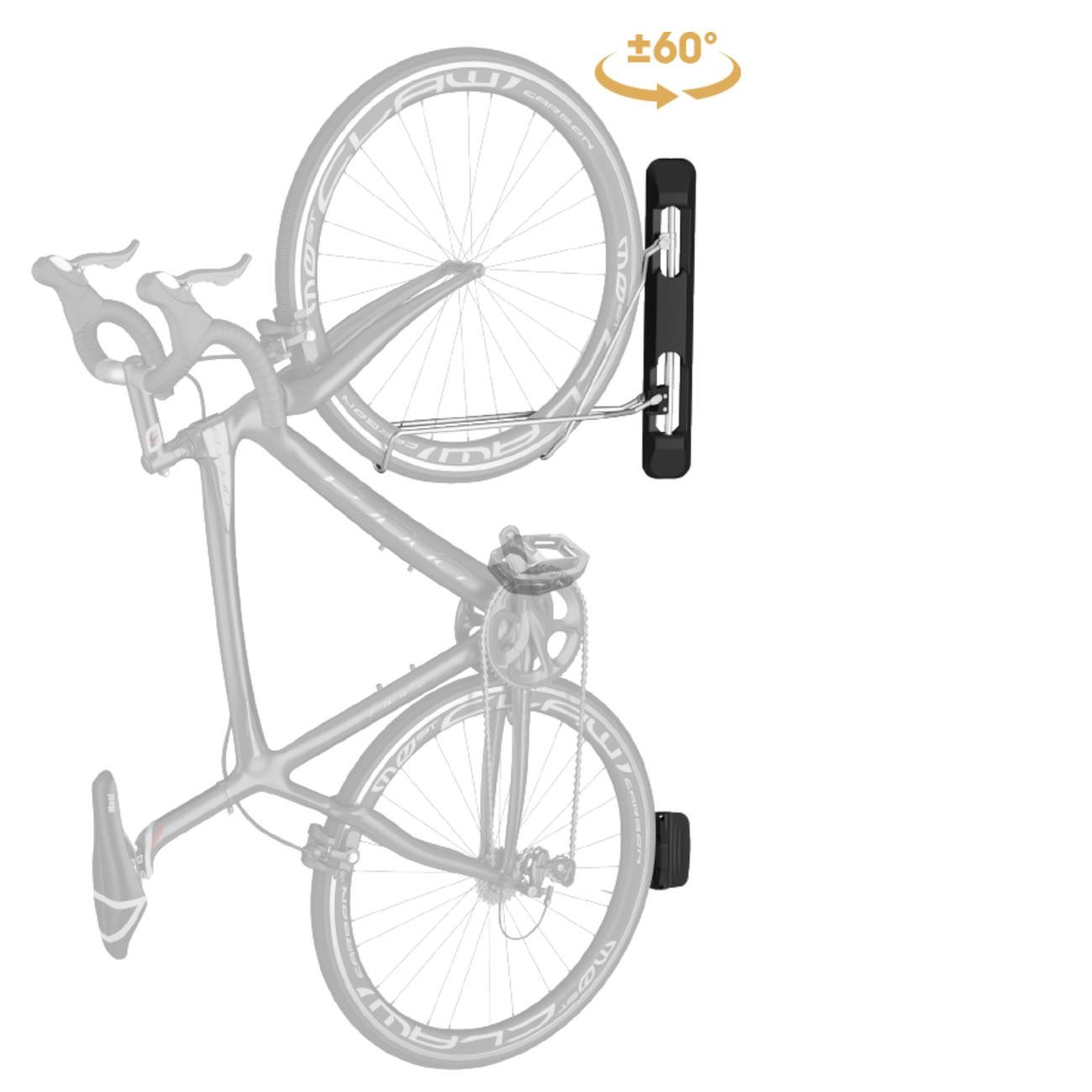 My Wall HR11L Fahrrad-Wandhalterung Schwarz