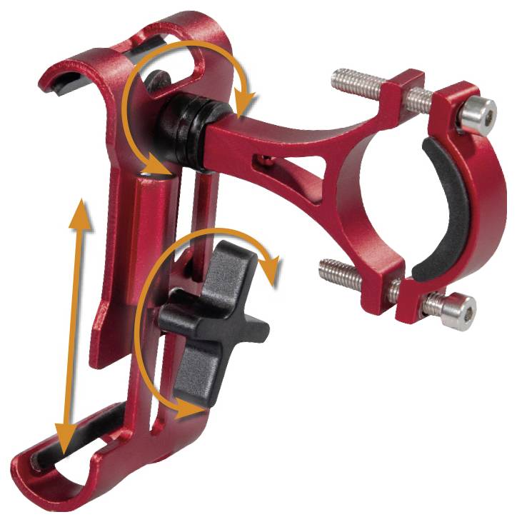 My Wall HR22L Handyhalterung Fahrrad Passend für Handy-Modell: Universal Breite (max.): 75mm