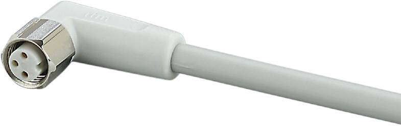 Eine weiße Plastikstange mit einer Verbindung an einem Ende, möglicherweise ein Teil eines Haushaltsgeräts oder Möbels.