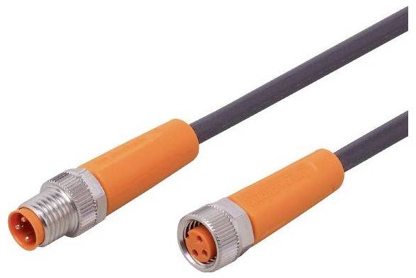 Ifm Electronic EVC266 Verbindungsleitung Stecker, gerade, Buchse, gerade 0.6m Polzahl Sensoren: 3, 3 1St.