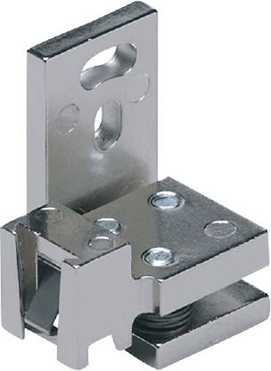 Metalleckverbinder in L-Form, geeignet für verschiedene Konstruktionsanwendungen. Edelstahl, robust und widerstandsfähig gegen Korrosion.