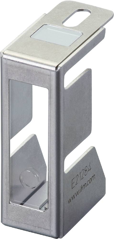 Metallischer Winkelverbinder aus Edelstahl, rechteckige Form, gezeigt in Nahaufnahme. Hauptsächlich verwendet in strukturellen Anwendungen.