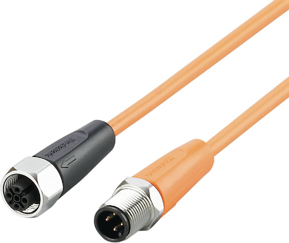 Ifm Electronic EVT468 Verbindungsleitung Stecker, gerade, Buchse, gerade 0.3m Polzahl Sensoren: 3, 5 1St.