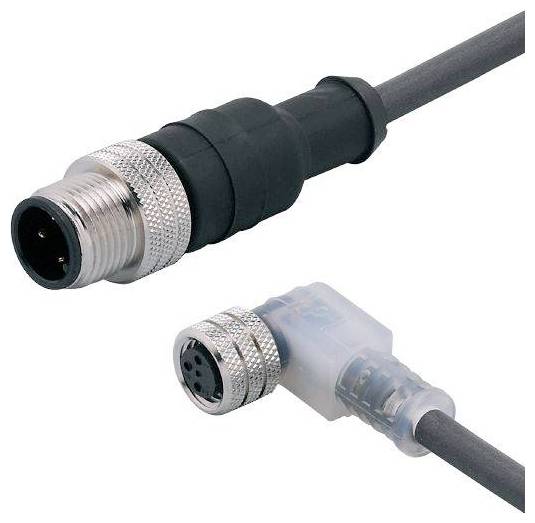 Ifm Electronic E11564 Verbindungsleitung Stecker, gerade, Buchse, gewinkelt 1.5m Polzahl Sensoren: 3 1St.