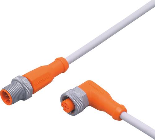 Ifm Electronic EVW058 Verbindungsleitung Stecker, gerade, Buchse, gewinkelt 5m Polzahl Sensoren: 5,