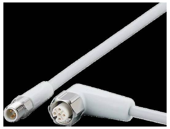 Ifm Electronic EVF268 Verbindungsleitung Stecker, gerade, Buchse, gewinkelt 2.0m Polzahl Sensoren: 3, 5 1St.