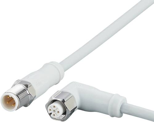 Ifm Electronic EVF497 Verbindungsleitung Stecker, gerade, Buchse, gewinkelt 0.25m Polzahl Sensoren: