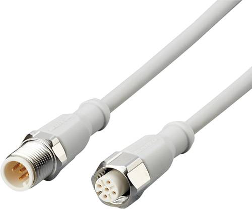 Ifm Electronic EVF059 Verbindungsleitung Stecker, gerade, Buchse, gerade 0.6m Polzahl Sensoren: 5, 5