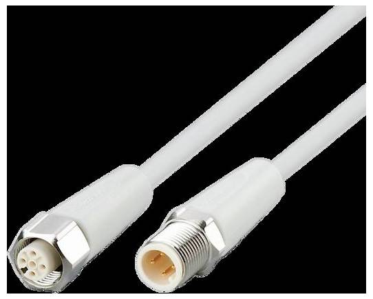 Ifm Electronic EVF044 Verbindungsleitung Stecker, gerade, Buchse, gerade 5m Polzahl Sensoren: 4, 5 1St.