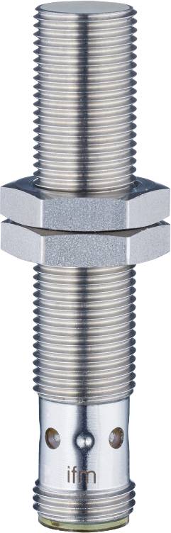 Nahaufnahme einer Metallmutter auf einer Schraube. Die Mutter sitzt locker und ist in diagonaler Ansicht dargestellt.