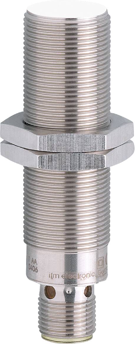 Metallsensor mit Gewinde, geeignet für industrielle Anwendungen. Robustes Design für präzise Messungen und Langlebigkeit.