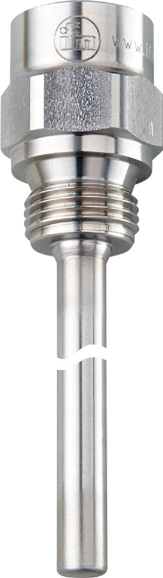 Close-up eines metallischen, zylindrischen Objekts mit geriffeltem oberen Ende. Möglicherweise ein Bestandteil eines größeren mechanischen Teils.