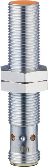 Metallschraube mit sechseckiger Mutter und Gewinde, die festgezogen sind. Sie erscheint silbern und glänzend.