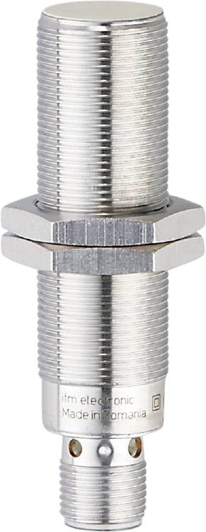 Ein silberner, metallischer Gewindebolzen.