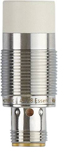 Ein Metallzylinder mit Gewinde. Unter dem Gewinde steht '45328 Essen'. Der Zweck des Zylinders ist unklar.