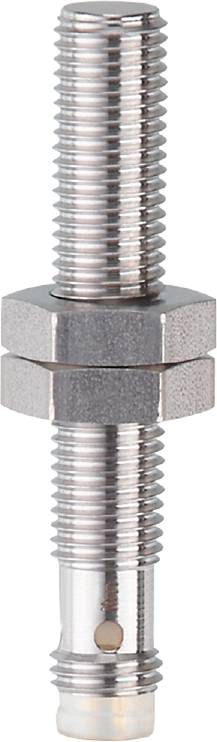 Metallische Sechskantverschraubung mit Gewinde in Nahaufnahme, zeigt detaillierte Struktur und Verarbeitungselemente.