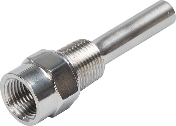 Metallischer Schlauchanschluss mit Gewinde, geeignet für Rohre oder Kabelverbindungen. Hochwertige Verarbeitung der Anschlussstelle.