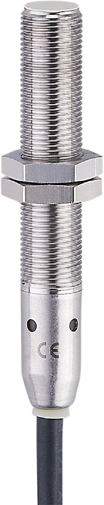 Silberne, zylindrische Metallfeder, teilweise sichtbar, glatt, im oberen Abschnitt; könnte ein Bauteil oder Maschinenstück sein.