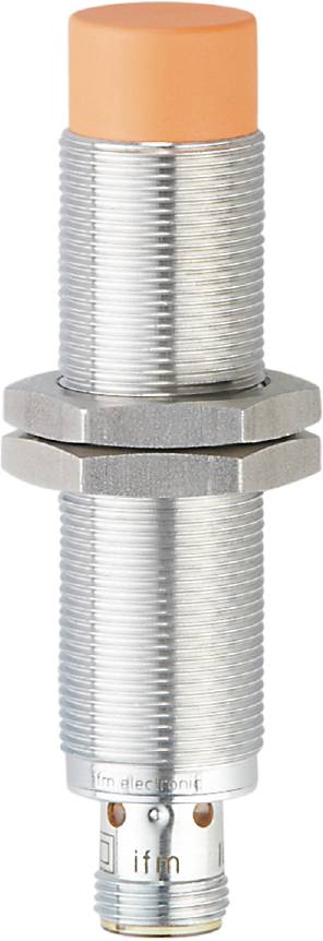 Eine silberne, sechseckige Metallmutter mit Gewinde, vertikal platziert. Sie wird zur Befestigung von Schrauben oder Bolzen verwendet.