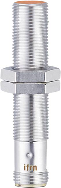 Silberne, metallische Befestigungskomponente mit Gewinde und Sechskantmutter, geeignet für mechanische Verbindungen.