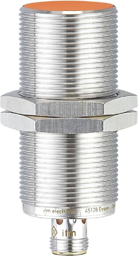 Metallischer Zylinder mit zwei großen, sechseckigen Muttern; typische Bauteilform für mechanische und technische Anwendungen.