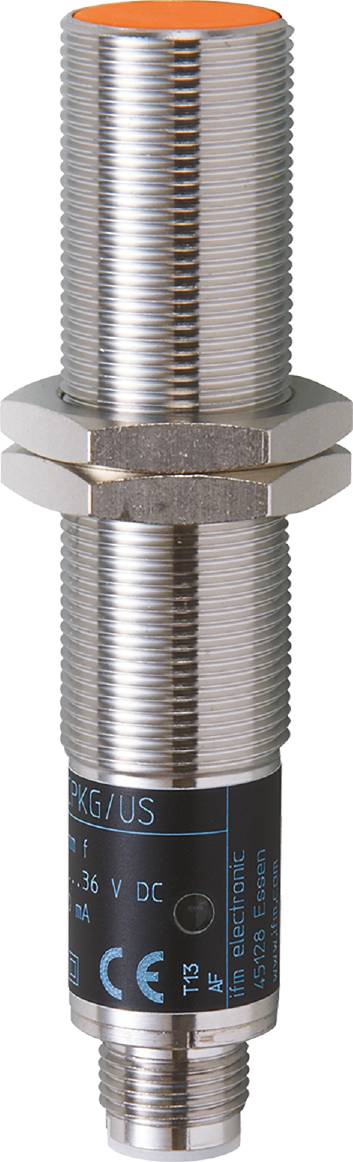 Metallischer Zylinder mit Gewinde und sechseckiger Mutter, typisch für Befestigungselemente in mechanischen Anwendungen.